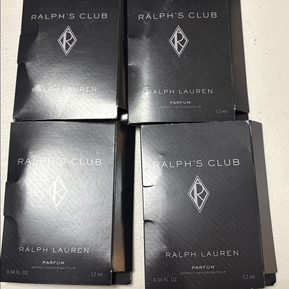 New 4 Ralph’s Club Men’s Ralph Lauren Parfum Perfume Cologne 4 Samples 0.04 each